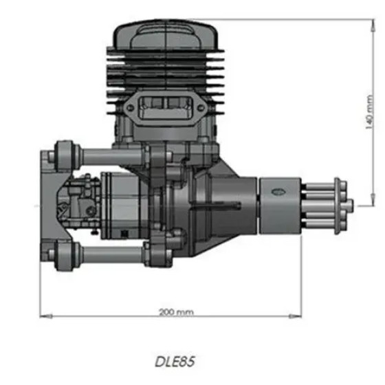 New DLE85 Gasoline Engine 85CC for Model Airplane RC Drone Airplane